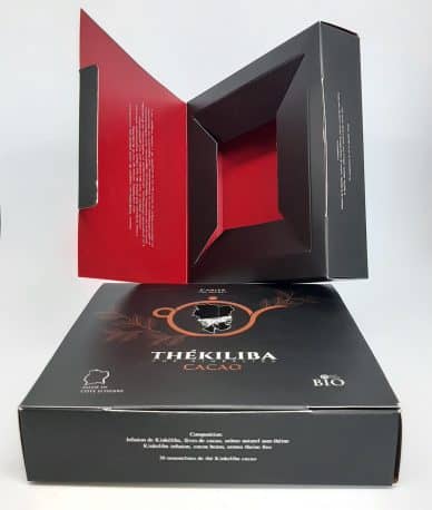 Impression et packaging de boite de thé THÉKILIBA